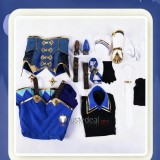 Uma Musume Pretty Derby The Decisive Admire Vega Blue Cosplay Costume