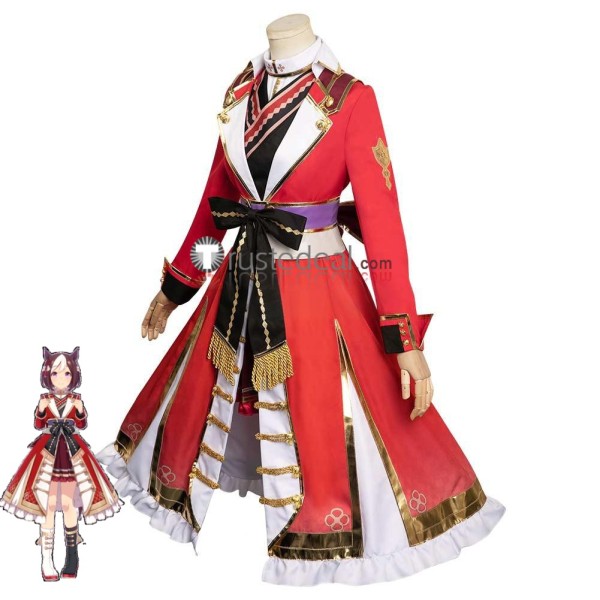Uma Musume Pretty Derby Supreme Commander of the Rising Sun Special Week Red Cosplay Costume