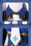 Uma Musume Pretty Derby The Decisive Admire Vega Blue Cosplay Costume