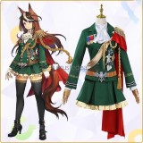 Uma Musume Pretty Derby The Decisive Symboli Rudolf Green Cosplay Costume