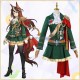 Uma Musume Pretty Derby The Decisive Symboli Rudolf Green Cosplay Costume