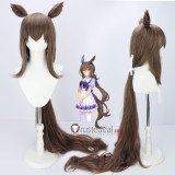Uma Musume Pretty Derby The Decisive Admire Vega Blue Cosplay Costume