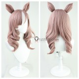 Uma Musume Pretty Derby Tamamo Cross King Halo Matikanetannhauser Hokko Tarumae Grey Brown Cosplay Wigs