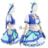 Uma Musume Pretty Derby Matikanetannhauser Blue Cosplay Costume