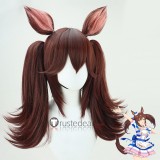 Uma Musume Pretty Derby Hishi Akebono Smart Falcon Mejiro Dober Manhattan Cafe Brown Black Cosplay Wigs
