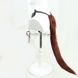 Uma Musume Pretty Derby Tamamo Cross King Halo Matikanetannhauser Hokko Tarumae Grey Brown Cosplay Wigs