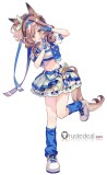 Uma Musume Pretty Derby Matikanetannhauser Blue Cosplay Costume