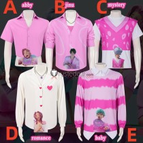KPop Demon Hunters Film Saja Boys Jinu Mystery Abby Baby Romance Pink Cosplay Costume