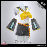 Vocaloid Original Kagamine Rin Len Cosplay Costume Patent Leather