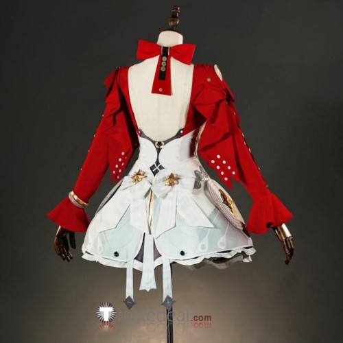 Zenless Zone Zero ZZZero  Astra Yao Red White Dress Cosplay Costume