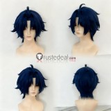 Zenless Zone Zero ZZZero Asaba Harumasa Dark Blue Styled Cosplay Wig