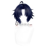 Zenless Zone Zero ZZZero Asaba Harumasa Dark Blue Styled Cosplay Wig