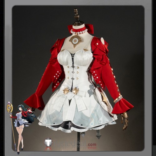 Zenless Zone Zero ZZZero  Astra Yao Red White Dress Cosplay Costume
