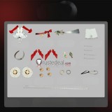 Zenless Zone Zero ZZZero  Astra Yao Red White Dress Cosplay Costume