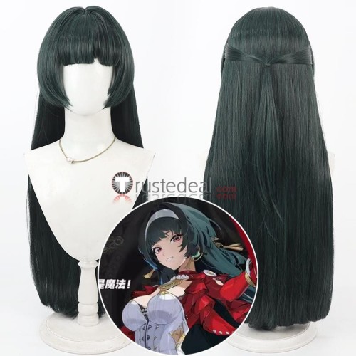 Zenless Zone Zero ZZZero Astra Yao Dark Green Styled Cosplay Wig