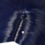 Zenless Zone Zero ZZZero Asaba Harumasa Dark Blue Styled Cosplay Wig