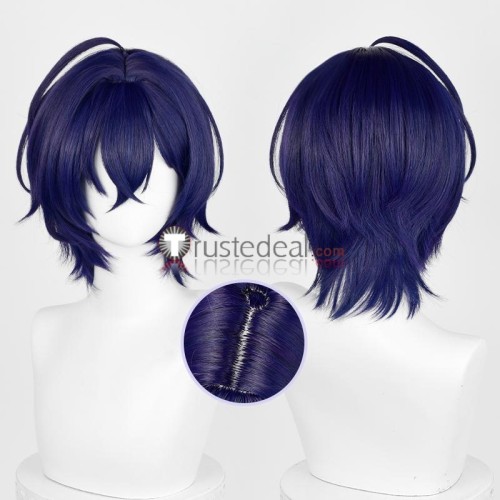 Zenless Zone Zero ZZZero Wise Belle Blue Grey Styled Cosplay Wig