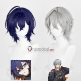 Zenless Zone Zero ZZZero Wise Belle Blue Grey Styled Cosplay Wig