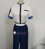 Hikaru no Go Akira Toya School Uniform White Blue Costume