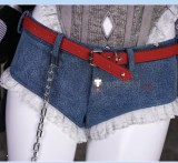 Neon Genesis Evangelion Rei Ayanami Figurine Denim Cosplay Costume