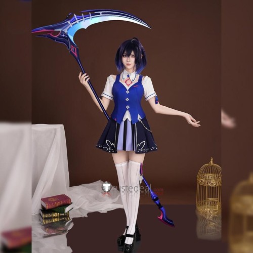 Honkai Impact 3rd Seele Vollerei Azure Memories Blue Cosplay Costume
