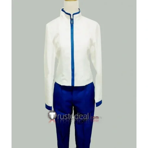 Hikaru no Go Akira Toya School Uniform White Blue Costume