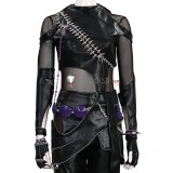 KPop Demon Hunters Zoey Battle Combat Black Suit Cosplay Costume