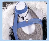 Neon Genesis Evangelion Rei Ayanami Figurine Denim Cosplay Costume