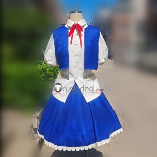Mairimashita Iruma kun Iruma Suzuki Female Blue Cosplay Costume Custom Size