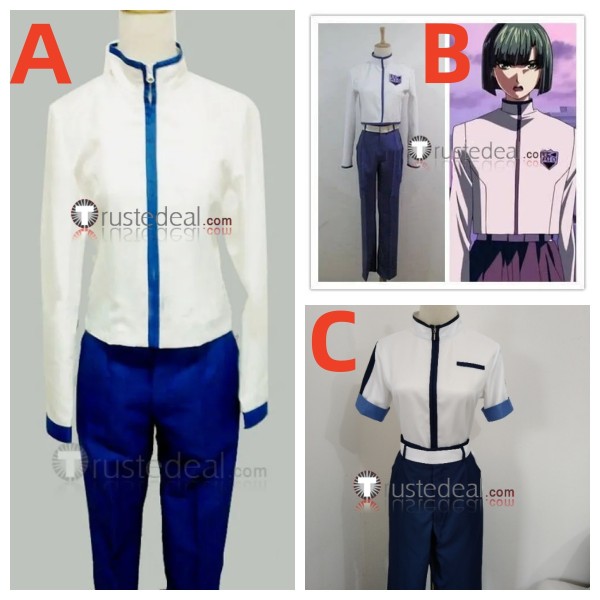 Hikaru no Go Akira Toya School Uniform White Blue Costume