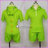 Mairimashita Iruma kun Valac Clara Dinosaur Green Cosplay Costume