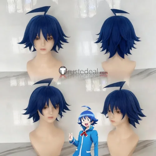 Mairimashita Iruma kun Iruma Suzuki Female Blue Cosplay Costume Custom Size