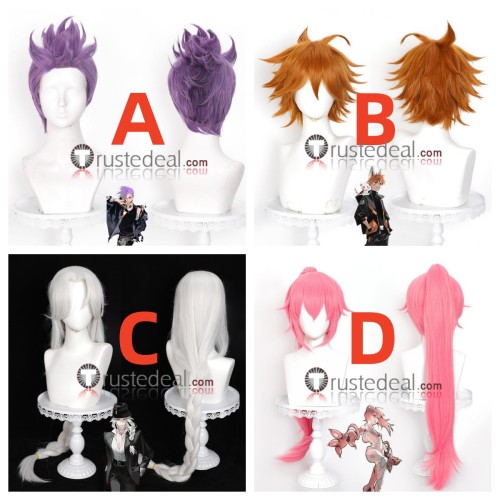 To Be Hero X Dragon Boy Little Johnny Queen Loli Purple Orange White Pink Cosplay Wig
