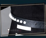 The Hundred Line Last Defense Academy Shizuhara Hiruko Black Outfit Cosplay Costume