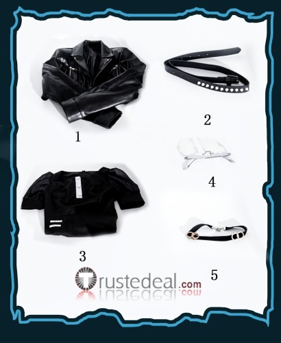 The Hundred Line Last Defense Academy Shizuhara Hiruko Black Outfit Cosplay Costume