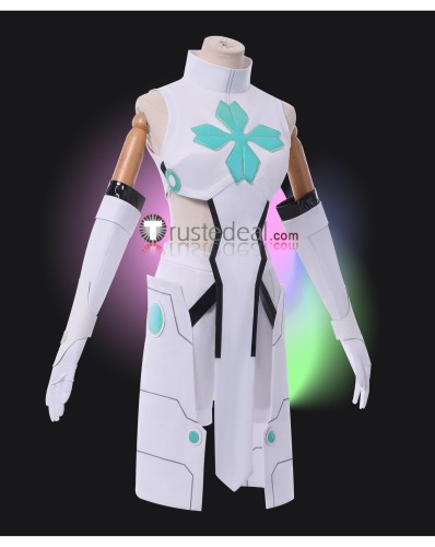 To Be Hero X Lucky Cyan White Suit Cosplay Costume