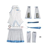 Vocaloid Hatsune Miku Snow Miku Leather Cosplay Costume