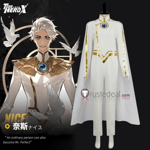 To Be Hero X Nice White Suit Cosplay Costume