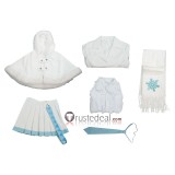 Vocaloid Hatsune Miku Sapporo Snow Winter White Outfit Cosplay Costume