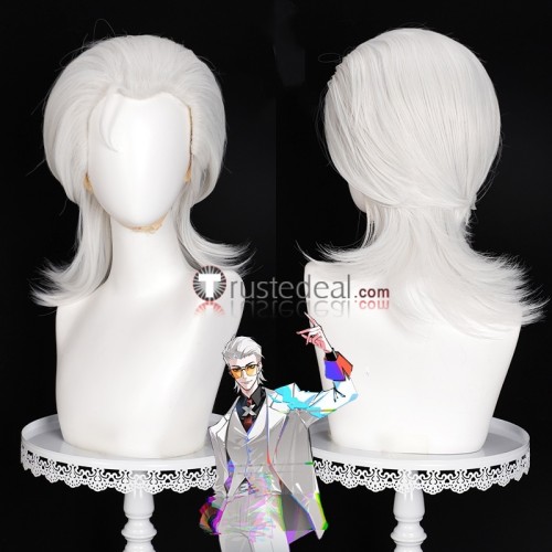 To Be Hero X Ghostblade Lucky Cyan Nice White Green Cosplay Wig