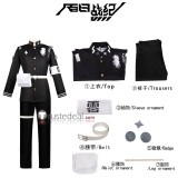 The Hundred Line Last Defense Academy Takumi Sumino Black Combat Cosplay Costume 2