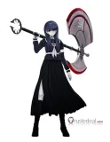 The Hundred Line Last Defense Academy Shizuhara Hiruko Black Combat Cosplay Costume 2