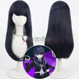The Hundred Line Last Defense Academy Shizuhara Hiruko Black Combat Cosplay Costume 2