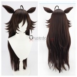 Uma Musume Pretty Derby Symboli Kris S Gran Alegria Mr. C.B. Super Creek Black Brown Cosplay Wigs