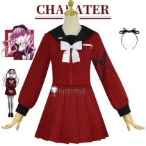 The Hundred Line Last Defense Academy Tsukumo Kako Uniform Red Cosplay Costume 2
