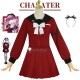 The Hundred Line Last Defense Academy Tsukumo Kako Uniform Red Cosplay Costume 2