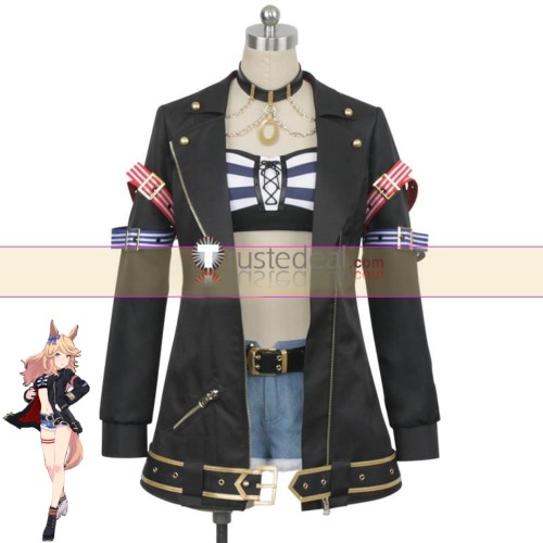 Uma Musume Pretty Derby The Decisive Gold City Black Outfit Cosplay Costume