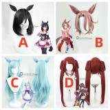 Uma Musume Pretty Derby Eishin Flash Narita Taishin Mejiro Ardan Sweep Tosho Black Blue Pink Red Cosplay Wigs