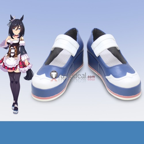 Uma Musume Pretty Derby Eishin Flash Sweep Tosho Tosen Jordan Sakura Chiyono O Blue Pink Black Cosplay Boots Shoes