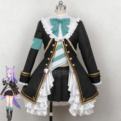 Uma Musume Pretty Derby Mejiro McQueen Black Outfit Cosplay Costume